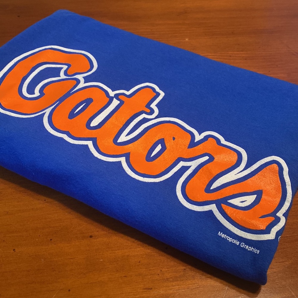 (2) Florida Gator Grey & Blue T-Shirts Ready to Wear - Size XXL - Picture 13 of 14